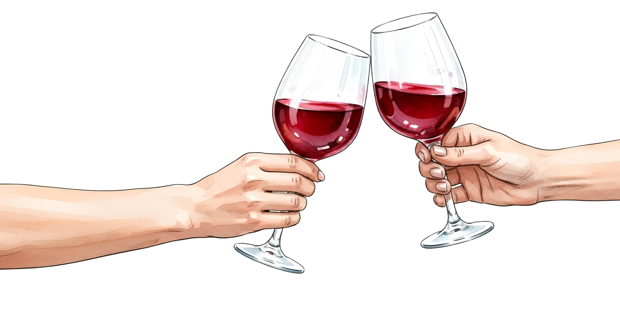 Picture of two wine glasses