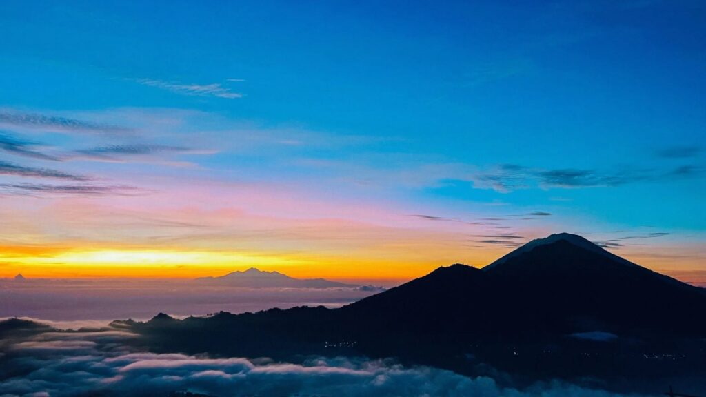 the Sunrise from Mount Batur