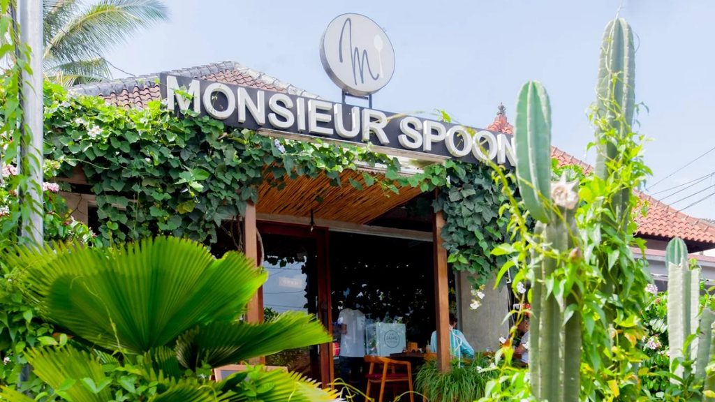 Monsieur Spoon bakery and cafe in Ubud Bali