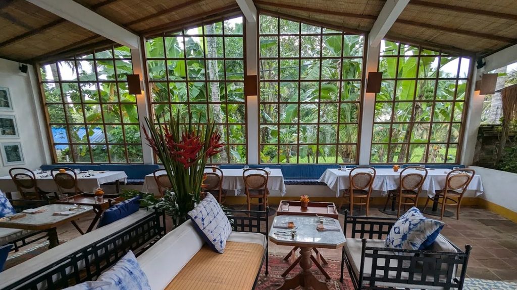 Room4Dessert dining room surrounded by greenery in Ubud