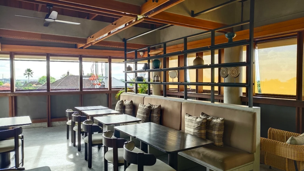 COARSE & FINE COFFEE shop interior in Bali